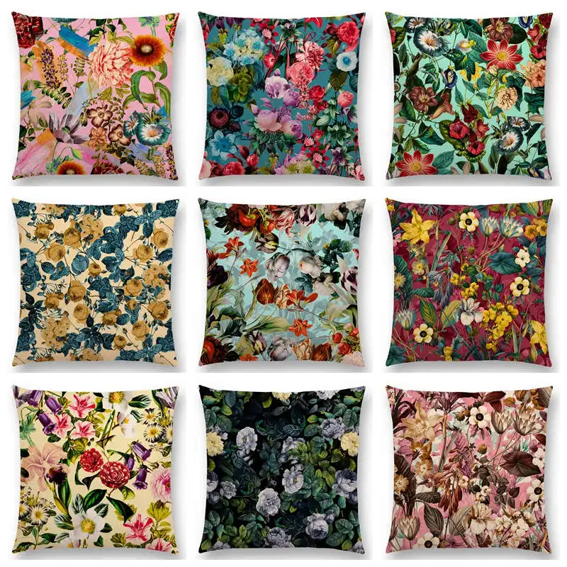 Exotic Garden Summer Natural Flowers Leaf Botanical Tropical Jungle Floral pattern Cushion Cover Decor Sofa Throw Pillow Case
Exotic Garden Summer Natural Flowers Leaf Botanical Tropical Jungle Floral pattern Cushion Cover Decor Sofa Throw Pillow Case