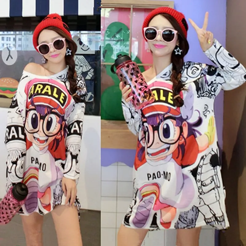 New Cotton Autumn Summer Cartoon 3D Printed Women Dress Long Sleeve Casual Loose Lady clothes Plus Size Female Dresses Vestidos
New Cotton Autumn Summer Cartoon 3D Printed Women Dress Long Sleeve Casual Loose Lady clothes Plus Size Female Dresses Vestidos