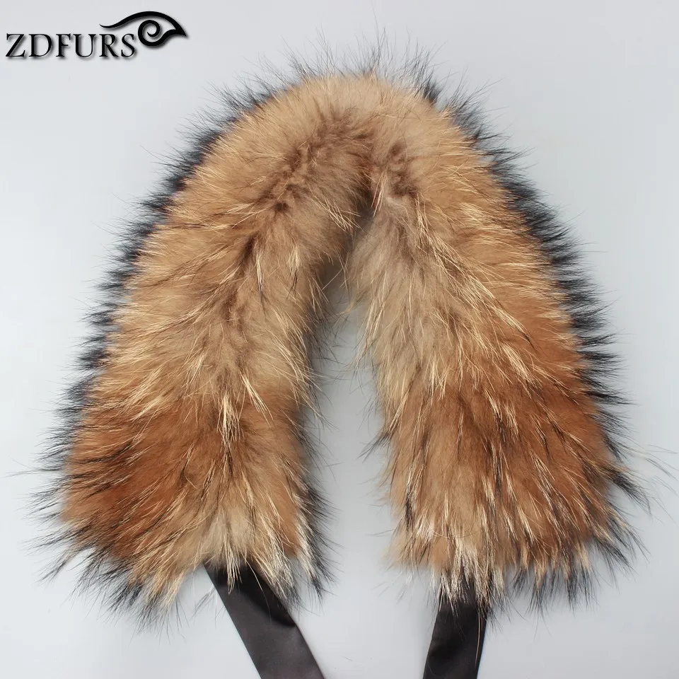 ZDFURS * Genuine real Winter Raccoon Fur Scarf Scarves Wrap Neck Warmer Shawl raccoon Collar 50cm long with black ribbon
ZDFURS * Genuine real Winter Raccoon Fur Scarf Scarves Wrap Neck Warmer Shawl raccoon Collar 50cm long with black ribbon