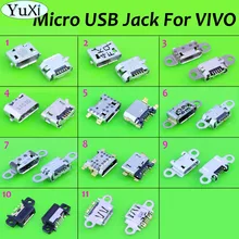 Cargador de carga Micro USB conector de puerto de enchufe para ViVO X1 X3 X3T X5 Max X6 X6 Plus x7 X7 más X9 X9 más X20(China)