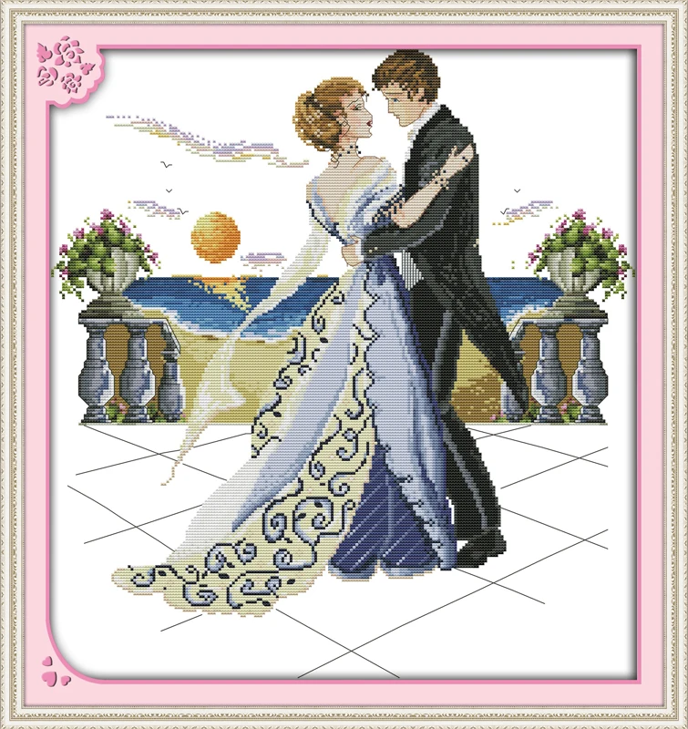 Perfect partners Cross Stitch Kits Embroidery Needlework Kit Printed Canvas DMC Counted printed Cross-stitch set DIY Home Decor
Perfect partners Cross Stitch Kits Embroidery Needlework Kit Printed Canvas DMC Counted printed Cross-stitch set DIY Home Decor