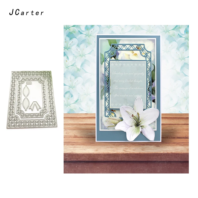 JCarter Lace Mesh Frame Background Metal Cutting Dies for Scrapbooking DIY Album Embossing Folder Stencils Photo Card Template
JCarter Lace Mesh Frame Background Metal Cutting Dies for Scrapbooking DIY Album Embossing Folder Stencils Photo Card Template
