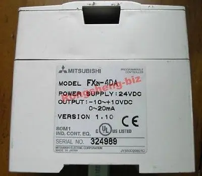 DHL/EMS 2 Sets 1PC Used original PLC FX2N-4DA Extension Module Tested