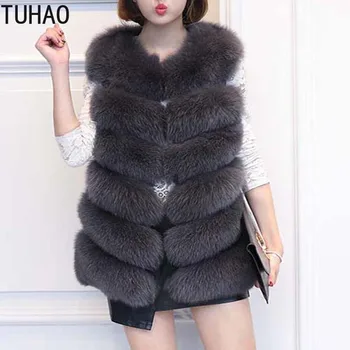 TUHAO Winter Casual Faux Fur Coat FOR Women 2018 Vintage OFFICE LADY Warm Sleeveless Coat Vest Female Jacket Casaco Feminino
TUHAO Winter Casual Faux Fur Coat FOR Women 2018 Vintage OFFICE LADY Warm Sleeveless Coat Vest Female Jacket Casaco Feminino