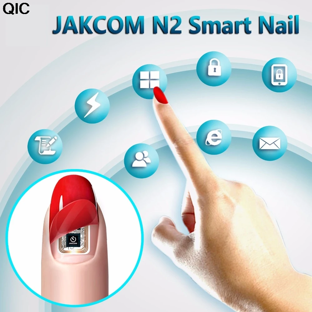 N2 Smart Nail Sticker JAKCO Intelligent Accessories Nail Art No Charge Required NFC Smart Wearable Gadget 3D Design Tattoo N2M
N2 Smart Nail Sticker JAKCO Intelligent Accessories Nail Art No Charge Required NFC Smart Wearable Gadget 3D Design Tattoo N2M