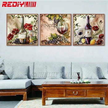 REDIY LADIY Diamond Embroidery Bead Crystal Diamond Painting Cross Stitch Still Life Wine Full Square Rhinestones Mosaic Picture
REDIY LADIY Diamond Embroidery Bead Crystal Diamond Painting Cross Stitch Still Life Wine Full Square Rhinestones Mosaic Picture