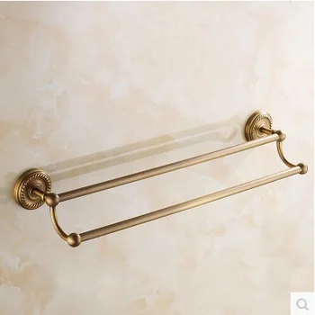 Antique Brass Towel Bar Double Towel Rods European Towel Rack Bunk Bathroom Towel Rack Bar 60/50/40cm Length
Antique Brass Towel Bar Double Towel Rods European Towel Rack Bunk Bathroom Towel Rack Bar 60/50/40cm Length