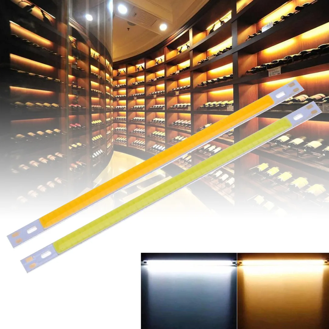 New 12-13V 10W 200mmX10mm 1000LM White/Warm White LED Panel COB Chip Light Strip Lamp
New 12-13V 10W 200mmX10mm 1000LM White/Warm White LED Panel COB Chip Light Strip Lamp