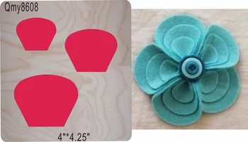 Petal 3 Wooden die Mould is compatible with most leading machines Mold thickness: 15.8mm
Petal 3 Wooden die Mould is compatible with most leading machines Mold thickness: 15.8mm