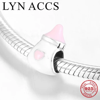 New DIY Gift 925 Sterling Silver White Enamel Cute baby bottle Charm Beads Jewelry Making Fit Original European Charms Bracelet
New DIY Gift 925 Sterling Silver White Enamel Cute baby bottle Charm Beads Jewelry Making Fit Original European Charms Bracelet