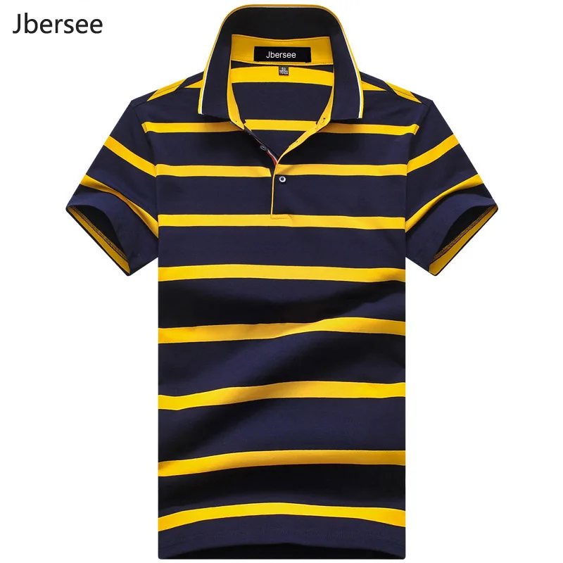 Jbersee Fashion Summer Casual Polo Shirt Men Striped Brands Clothes Men Polo Shirt Cotton Short Sleeve Mens Polos Shirts Homme
Jbersee Fashion Summer Casual Polo Shirt Men Striped Brands Clothes Men Polo Shirt Cotton Short Sleeve Mens Polos Shirts Homme