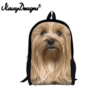 Noisydesigns Cute Yorkshire Terrier School Bags for Children Satchel Primary School Bookbags 3D Animal Printed Girl Shoulder Bag
Noisydesigns Cute Yorkshire Terrier School Bags for Children Satchel Primary School Bookbags 3D Animal Printed Girl Shoulder Bag
