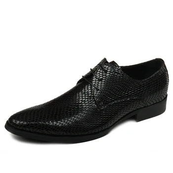 New Snake Skin Formal Business Shoes Hot Men Top Quality Wedding Bride Dress Shoes Hombre
New Snake Skin Formal Business Shoes Hot Men Top Quality Wedding Bride Dress Shoes Hombre