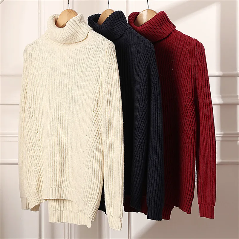 Spring Autumn Turtleneck Sweater 2018 Women Vintage High Neck Knitted Thickening Warm Pullover Oversize Jumper Loose Sweater
Spring Autumn Turtleneck Sweater 2018 Women Vintage High Neck Knitted Thickening Warm Pullover Oversize Jumper Loose Sweater