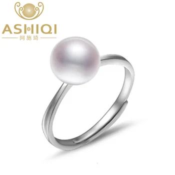 ASHIQI Genuine 925 Sterling Silver Freshwater Pearl Rings Natural Pearls Open Finger Ring for Women Gifts 
ASHIQI Genuine 925 Sterling Silver Freshwater Pearl Rings Natural Pearls Open Finger Ring for Women Gifts
