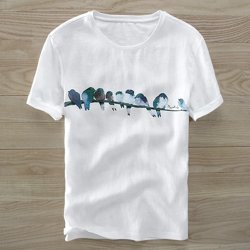 Suehaiwe's brand Italy style short sleeve linen t shirt men casual summer men t-shirt designer pattern tshirt men camisetas 3XL
Suehaiwe's brand Italy style short sleeve linen t shirt men casual summer men t-shirt designer pattern tshirt men camisetas 3XL