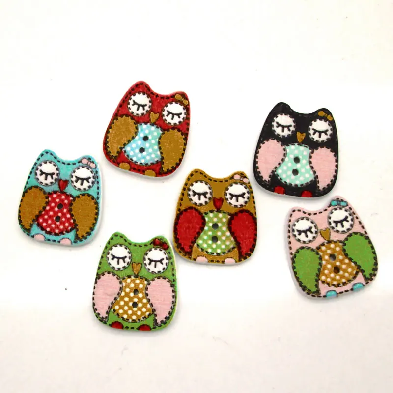 50pcs 21x20mm Mixed Owl Wooden Buttons For Clothes Crafts Sewing Decorative Needlework Scrapbooking DIY Accessories
50pcs 21x20mm Mixed Owl Wooden Buttons For Clothes Crafts Sewing Decorative Needlework Scrapbooking DIY Accessories