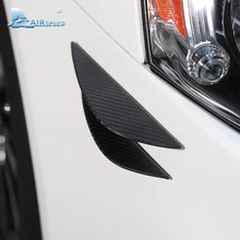 Airspeed pvc 탄소 섬유 스타일 자동차 사이드 펜더 블레이드 에어 스포일러 몰딩 bmw e46 e90 e60 e39 e36 f30 f10 f20 e87 e34 g30(China)