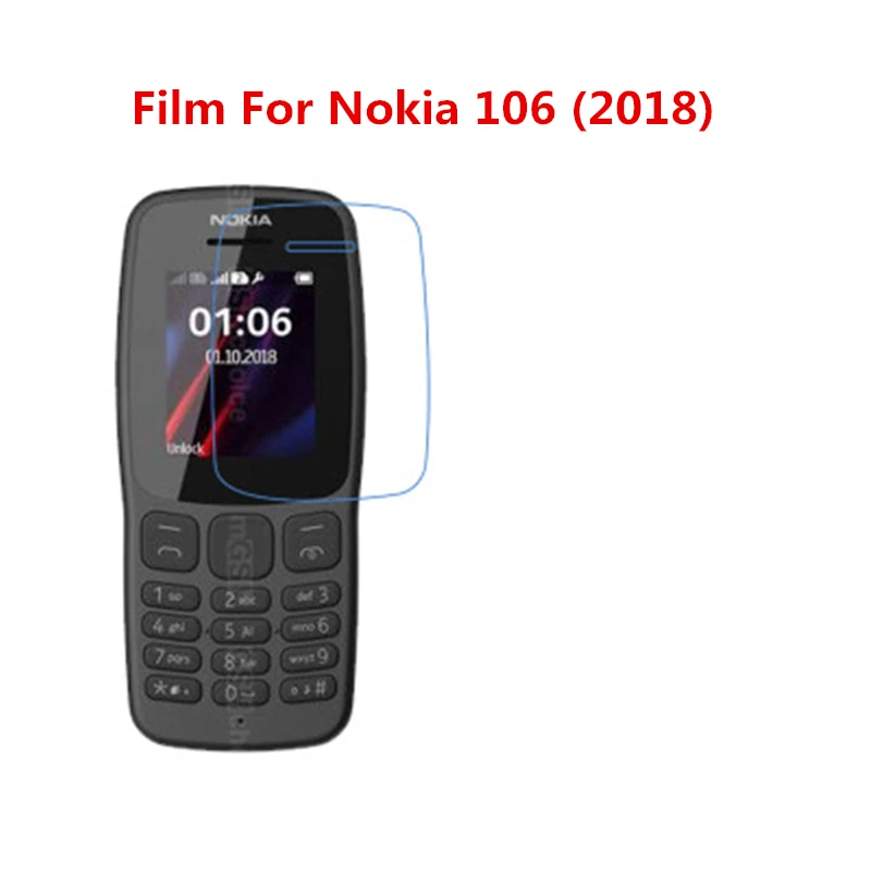 5 Pcs Ultra Thin Clear HD LCD Screen Guard Protector Film With Cleaning Cloth Film For Nokia 106 (2018).
5 Pcs Ultra Thin Clear HD LCD Screen Guard Protector Film With Cleaning Cloth Film For Nokia 106 (2018).