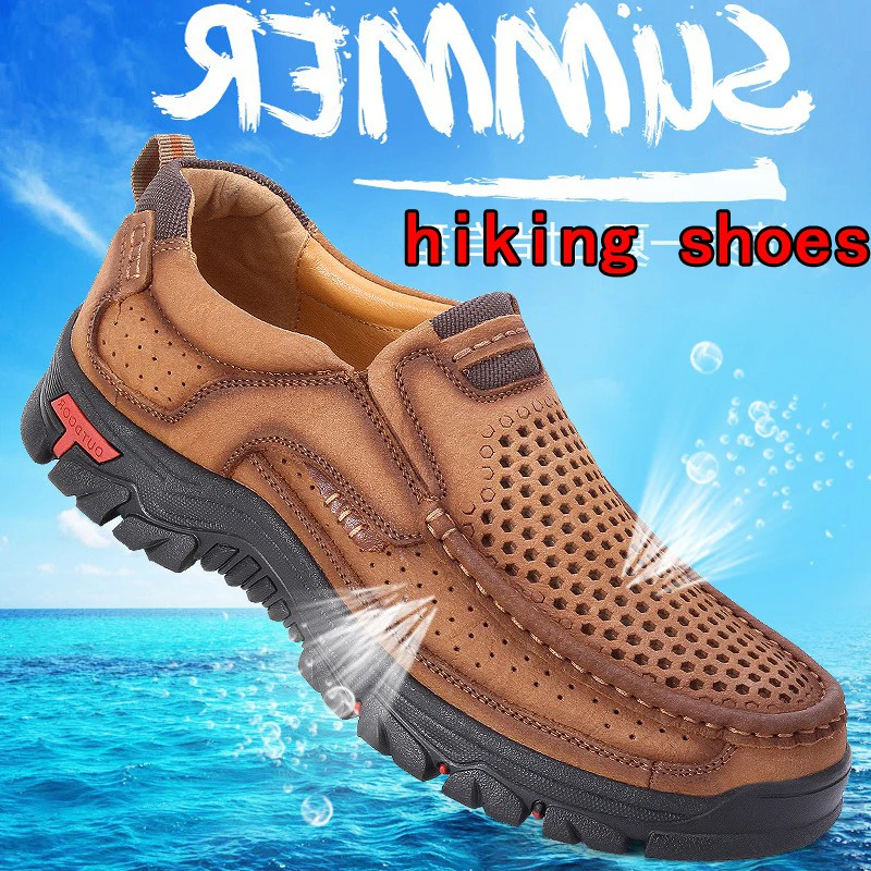 Hot Men Comfortable Non-Slip Hiking Shoes First Layer Cowhide Leather Sneakers Men Breathable Hiking Boots Big Size Outdoor boot
Hot Men Comfortable Non-Slip Hiking Shoes First Layer Cowhide Leather Sneakers Men Breathable Hiking Boots Big Size Outdoor boot