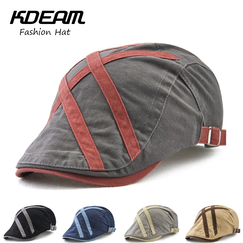 KDEAM Plaid Berets Cap 100% Cotton Summer Outdoor Breathable Women Hats Solid Sun Hat Flat Adjustable Caps for Men 49821
KDEAM Plaid Berets Cap 100% Cotton Summer Outdoor Breathable Women Hats Solid Sun Hat Flat Adjustable Caps for Men 49821