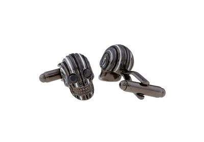 High Quality Cufflinks For Men Black Metal Skull Head Male's Shirts Accessory Unique Wearing
High Quality Cufflinks For Men Black Metal Skull Head Male's Shirts Accessory Unique Wearing