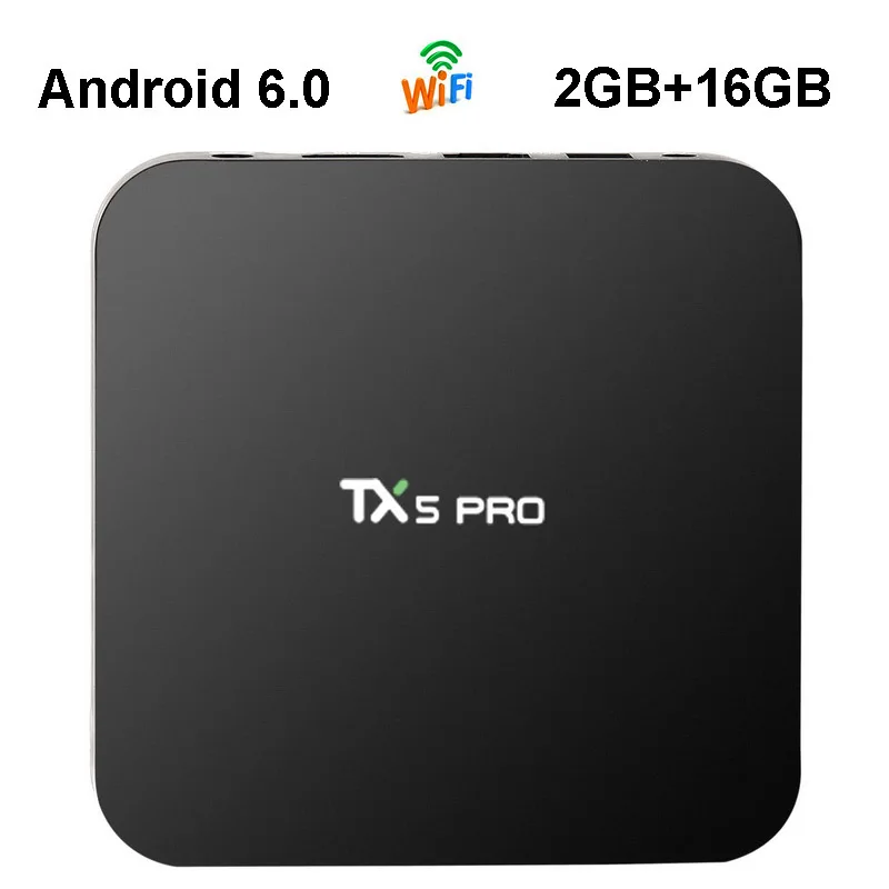 TX5 Pro Android 6.0 Smart TV Box 2G 16GB Amlogic S905X Quad Core 2.0Ghz Mini PC 2.4G 5.8G Wifi 4K 3D Media Player Mi Set Top Box
TX5 Pro Android 6.0 Smart TV Box 2G 16GB Amlogic S905X Quad Core 2.0Ghz Mini PC 2.4G 5.8G Wifi 4K 3D Media Player Mi Set Top Box