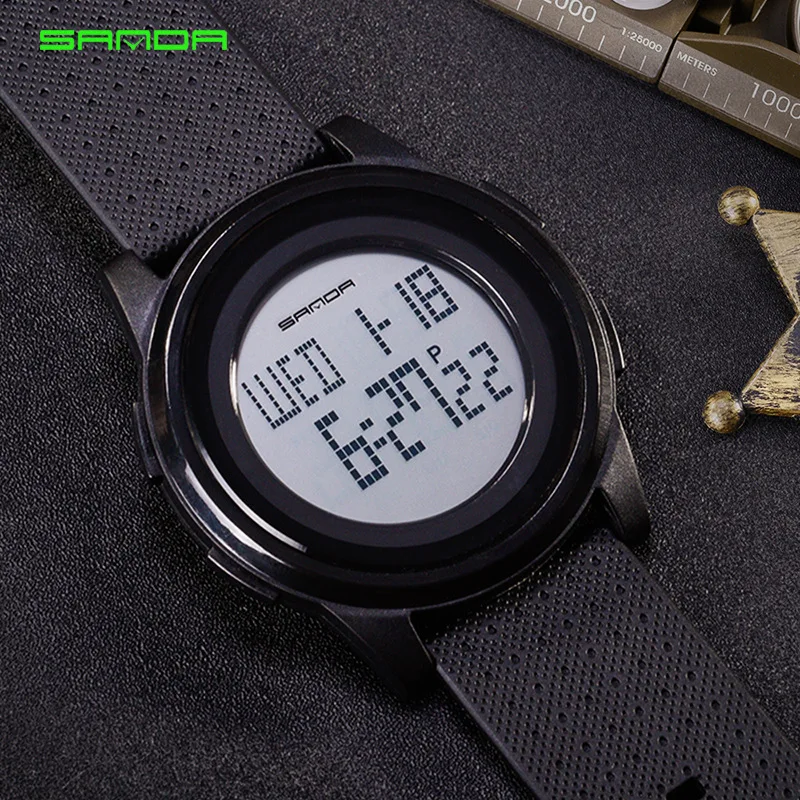 Sanda Men Sport Watch Led Digital Seiko Movement Waterproof Luminous Ultra Thin Students Watch Fashion Electronic Wrist Watches
Sanda Men Sport Watch Led Digital Seiko Movement Waterproof Luminous Ultra Thin Students Watch Fashion Electronic Wrist Watches