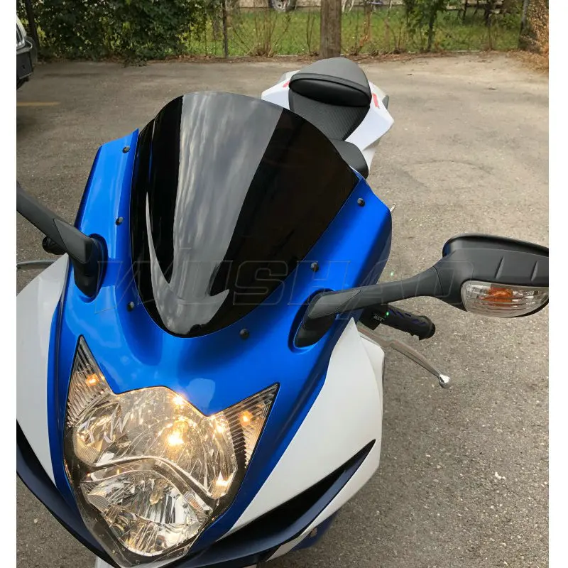 Motorcycle windshield For Suzuki GSXR 600 750 R K11 2011 2012 2013 2014 2015 2016 k11 Windshield WindScreen GSXR600 GSXR750 600R 750R Motorcycle Color : Black