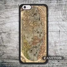 World Map Case For iPhone 7 6 6s Plus 5 5s SE 5c and For iPod 5 High Quality Vintage Ultra Phone Cover Free Shipping