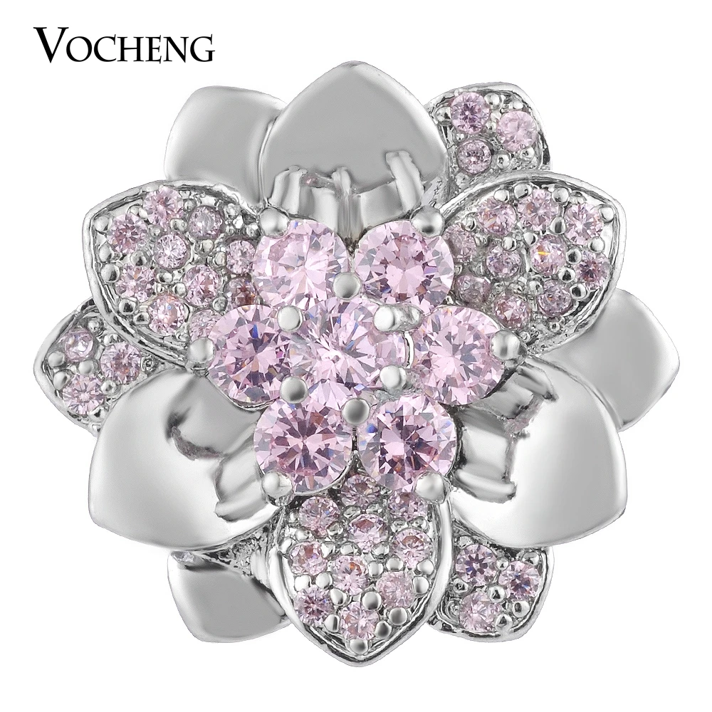 Floral CZ Stone Vocheng Snap Charms Luxury Jewelry Copper Material 18mm 4 Colors Vn-1694
Floral CZ Stone Vocheng Snap Charms Luxury Jewelry Copper Material 18mm 4 Colors Vn-1694