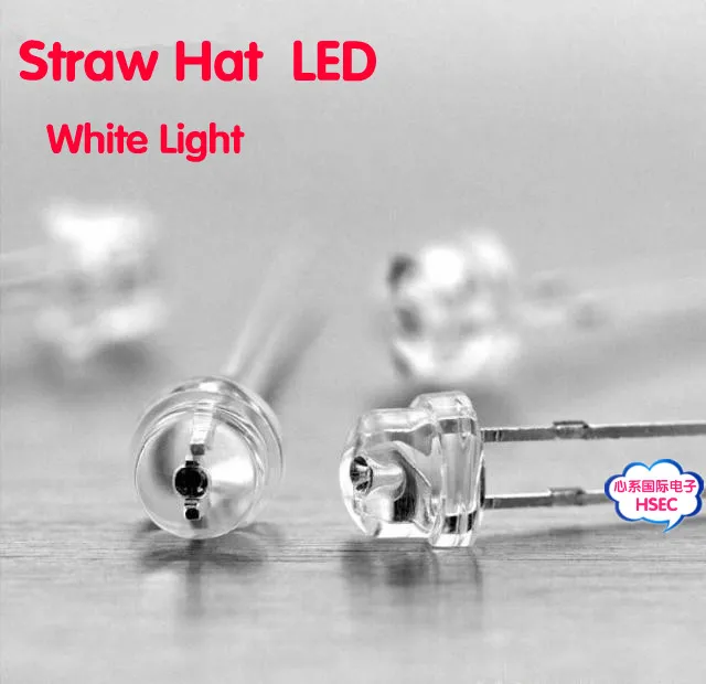 Free shipping 1000pcs 5mm (4.8mm) Straw Hat LED White Light Emitting Diode 5MM White Colour LED emitting diode
Free shipping 1000pcs 5mm (4.8mm) Straw Hat LED White Light Emitting Diode 5MM White Colour LED emitting diode