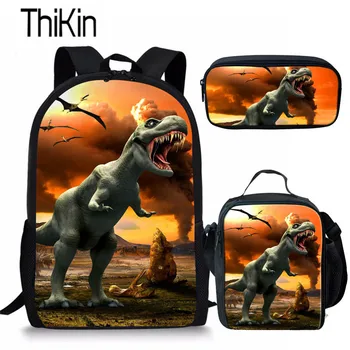 THIKIN School Bags for Kids 3pcs/set School Bagpack Children 3D Animal Dinosaur Printing Book Bags Boys Cool Shoulder Softback
THIKIN School Bags for Kids 3pcs/set School Bagpack Children 3D Animal Dinosaur Printing Book Bags Boys Cool Shoulder Softback