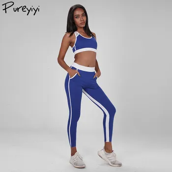 Women's Yoga Sets With Pocket Running Sports Suit Blue And Black Yoga Sets Sportswear Breathable Sport Bra+Leggings Tracksuit
Women's Yoga Sets With Pocket Running Sports Suit Blue And Black Yoga Sets Sportswear Breathable Sport Bra+Leggings Tracksuit