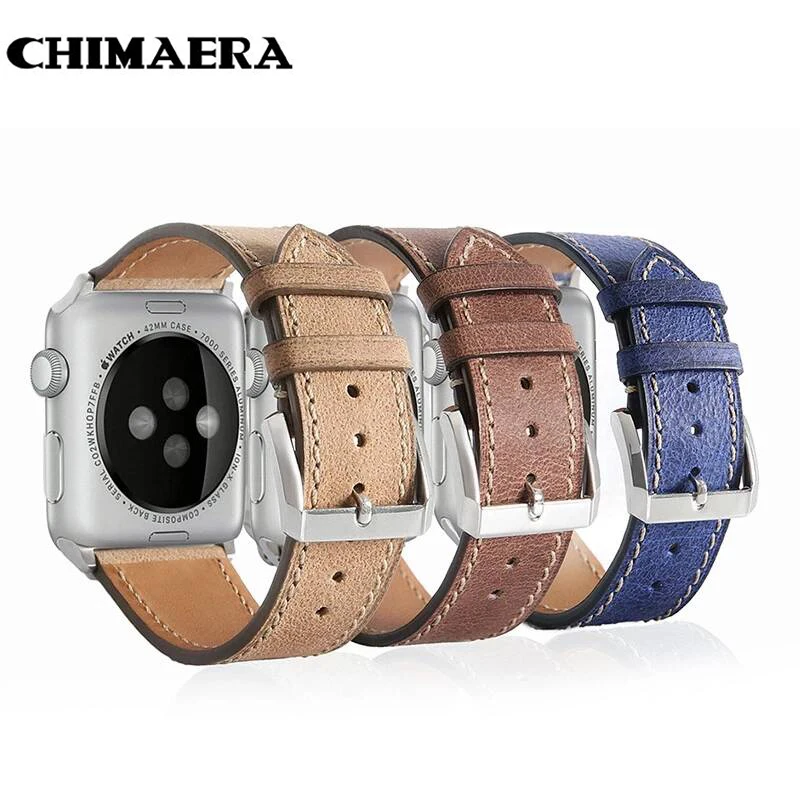 CHIMAERA Genuine Leather Fashion Replacement Strap for Apple Watch series1 and series2 for Iwatch for Apple watch band 42mm
CHIMAERA Genuine Leather Fashion Replacement Strap for Apple Watch series1 and series2 for Iwatch for Apple watch band 42mm