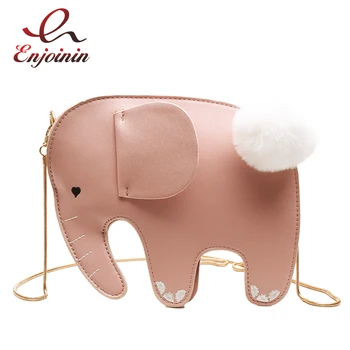 Cute Hair Ball Elephant Design Pu Leather Casual Fashion Young Girl's Shoulder Bag Tote Clutch Bag Chain Purse Women Pouch Flap
Cute Hair Ball Elephant Design Pu Leather Casual Fashion Young Girl's Shoulder Bag Tote Clutch Bag Chain Purse Women Pouch Flap