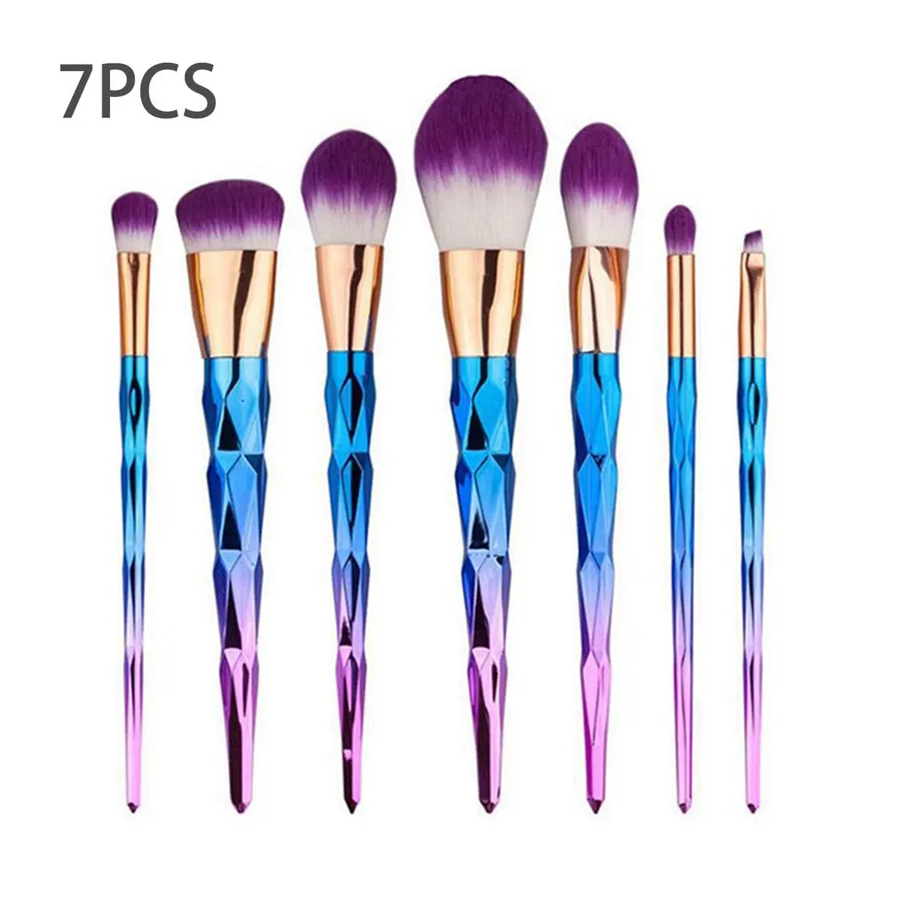 7pcs/set Diamond Shape Rainbow Handle Makeup Brushes Foundation Powder Blush Eye Shadow Lip Brushes Face Beauty Makeup Tools Kit
7pcs/set Diamond Shape Rainbow Handle Makeup Brushes Foundation Powder Blush Eye Shadow Lip Brushes Face Beauty Makeup Tools Kit
