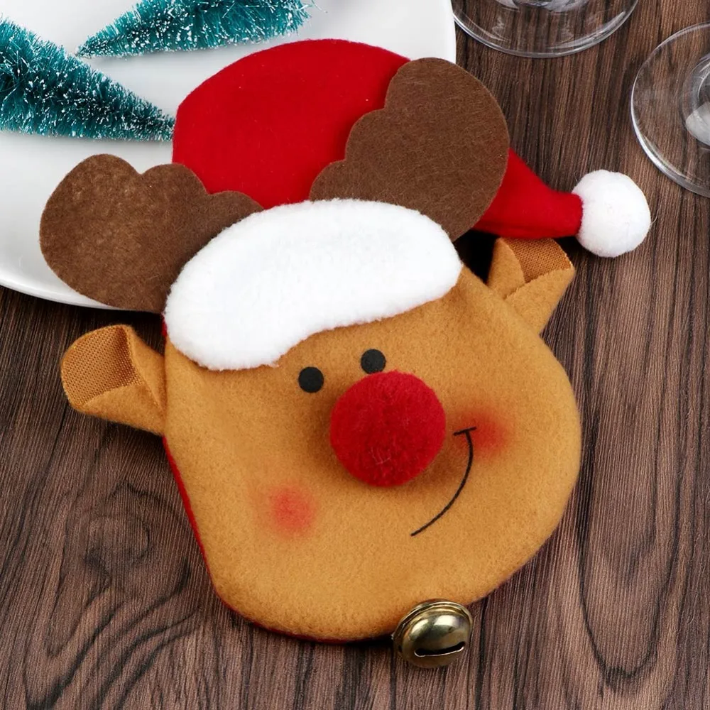 OurWarm 3pcs Christmas Decorations For Home Table Dinner Decor Cute Cutlery Suit Knifes Folks Bag Holder Pockets Xmas New Year
OurWarm 3pcs Christmas Decorations For Home Table Dinner Decor Cute Cutlery Suit Knifes Folks Bag Holder Pockets Xmas New Year