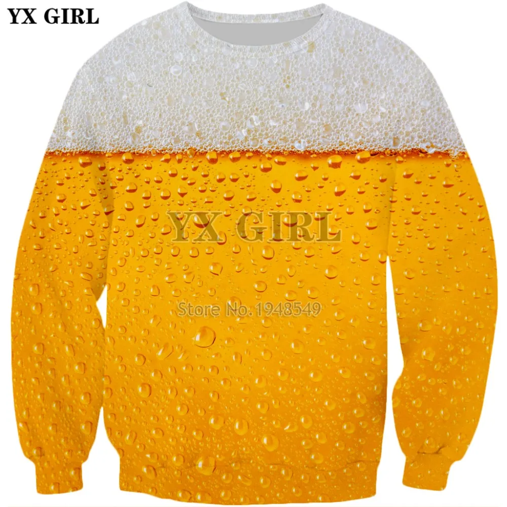 YX GIRL Drop shipping 2018 New Fashion Long sleeve sweatshirt Beer food 3D Print Men's Women's Casual Pullovers WZ-8
YX GIRL Drop shipping 2018 New Fashion Long sleeve sweatshirt Beer food 3D Print Men's Women's Casual Pullovers WZ-8