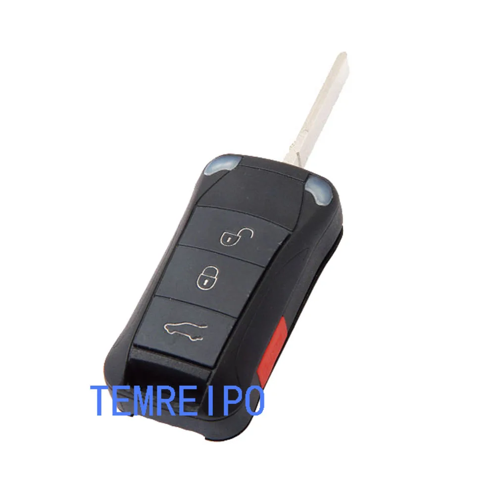 3+1 Buttons Uncut Blade Remote Car Key Refit Cover Case Shell For Porsche Cayenne 2004-2010 Refit Key Shell Cover
3+1 Buttons Uncut Blade Remote Car Key Refit Cover Case Shell For Porsche Cayenne 2004-2010 Refit Key Shell Cover
