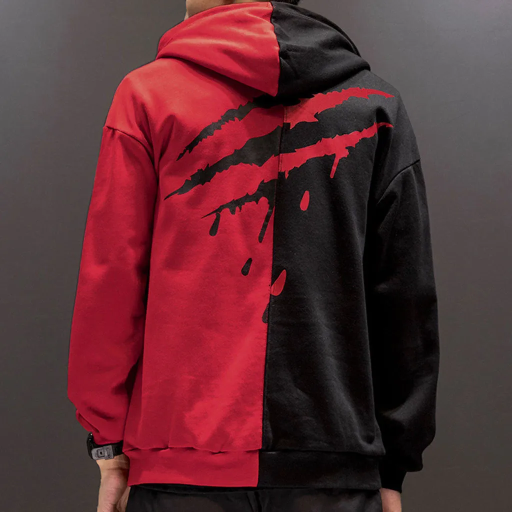 CHAMSGEND men fashion paw prints colorblock long sleeves hooded sweater loose casual sweatshirt training sports jacket plus size
CHAMSGEND men fashion paw prints colorblock long sleeves hooded sweater loose casual sweatshirt training sports jacket plus size