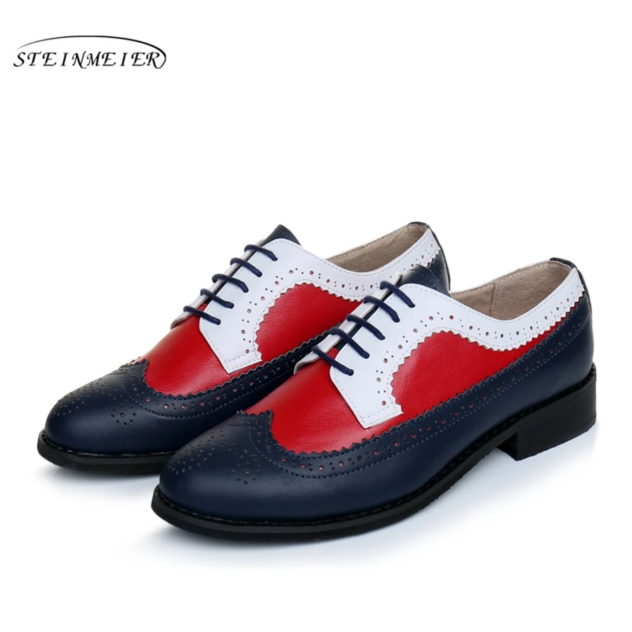 100% Genuine cow leather brogue men flats shoes handmade vintage casual shoes oxford shoes for men red blue white US 10
100% Genuine cow leather brogue men flats shoes handmade vintage casual shoes oxford shoes for men red blue white US 10
