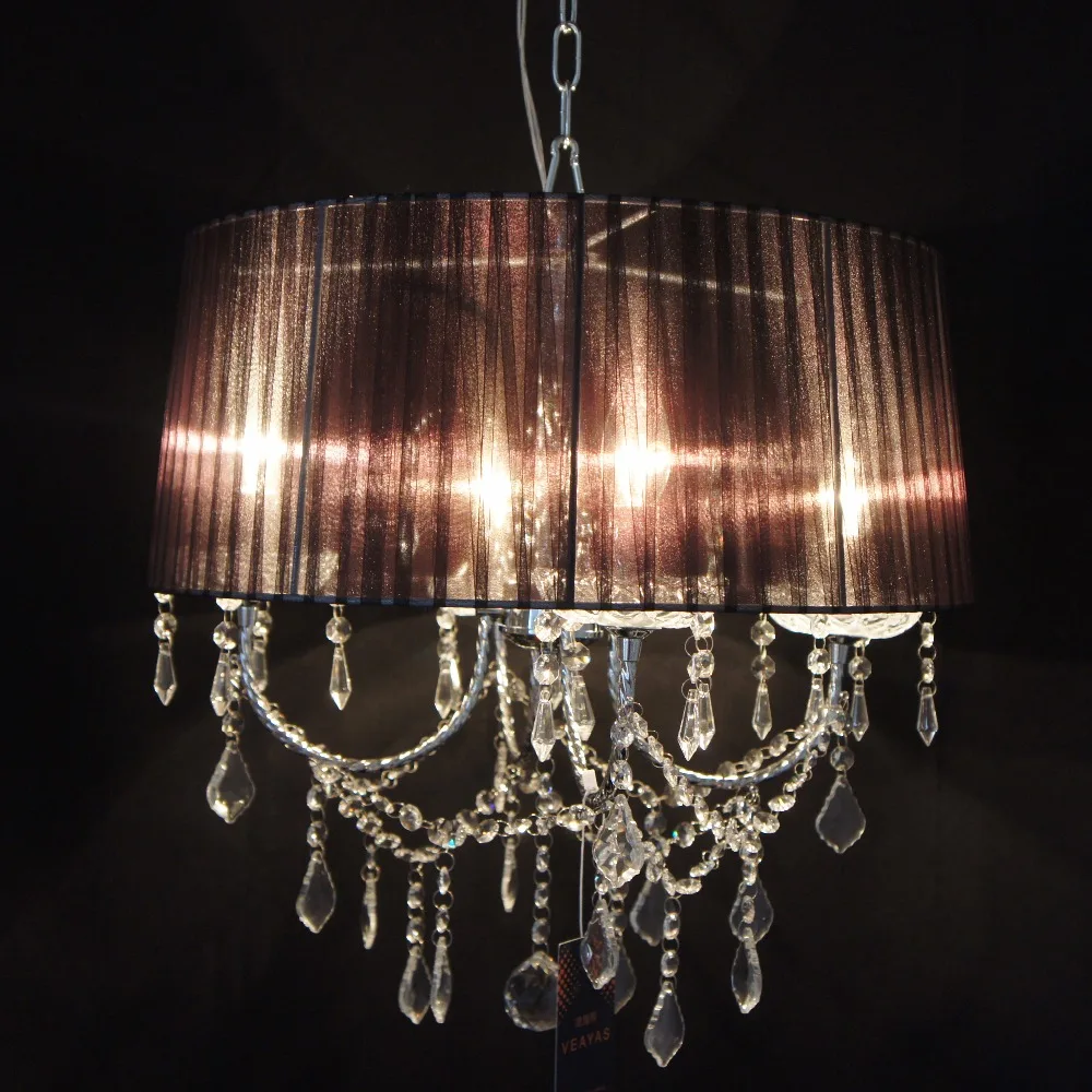 Creative personality Cloth oval K9 crystal lustre luminaria E14 light Living room room aisle Chandeliers
Creative personality Cloth oval K9 crystal lustre luminaria E14 light Living room room aisle Chandeliers