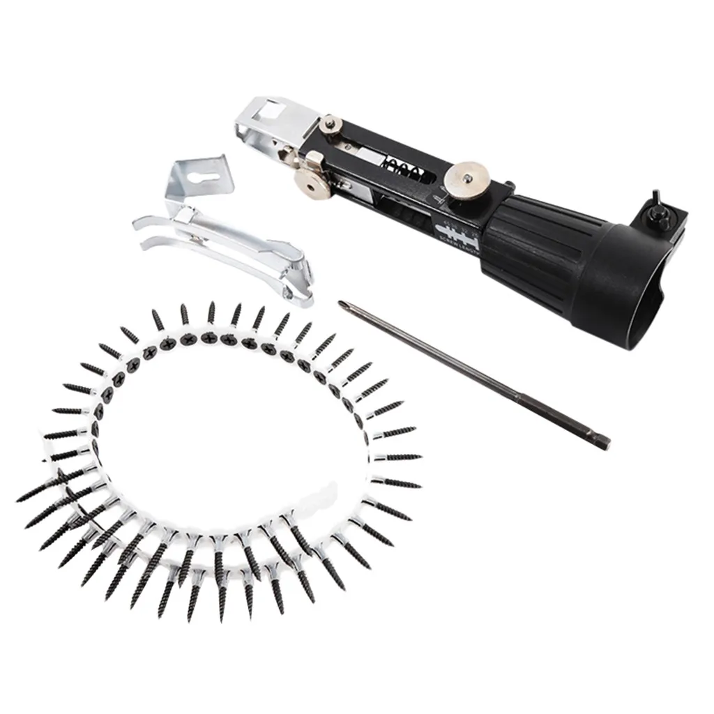 2019 Screw Electric Drill Chain Nail Adapter Automatic Screw Chain Nail Adapter Tool Black Home Improvement Gift Drop #0507
2019 Screw Electric Drill Chain Nail Adapter Automatic Screw Chain Nail Adapter Tool Black Home Improvement Gift Drop #0507