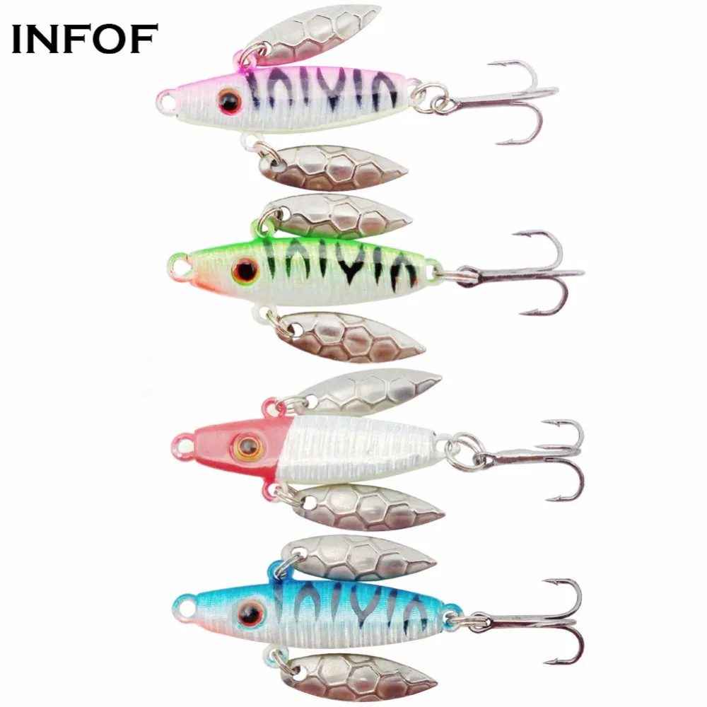 INFOF 8 pieces Ice Fishing Lure 73g/50mm Winter Fishing Bait Ice Spinnerbait Night Fishing Gear Metal Spoon Carp Leurre Bait
INFOF 8 pieces Ice Fishing Lure 73g/50mm Winter Fishing Bait Ice Spinnerbait Night Fishing Gear Metal Spoon Carp Leurre Bait