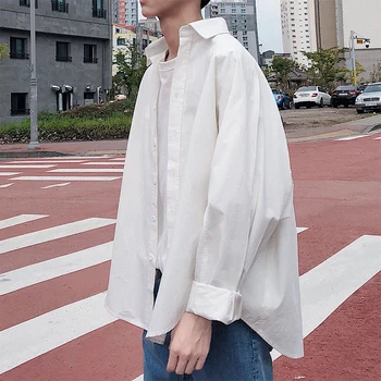 2020 Summer Recommend new listing casual Fashion Lapel Shirt Male hip hop Trend Long The Wind In Easy Joker Fixed wild M-2XL
2020 Summer Recommend new listing casual Fashion Lapel Shirt Male hip hop Trend Long The Wind In Easy Joker Fixed wild M-2XL