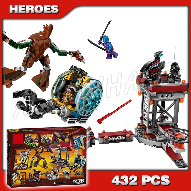 432pcs Super Heroes Guardians of the Galaxy Knowhere Escape Mission 10249 Building Blocks Rocket Sakaaran Compatible with Lego
432pcs Super Heroes Guardians of the Galaxy Knowhere Escape Mission 10249 Building Blocks Rocket Sakaaran Compatible with Lego