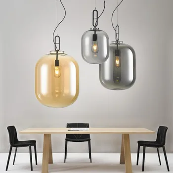 Modern Smoke Grey Glass Pendant Light Amber Dia 45cm Suspension Pendant lamp For Study Room Simple Hotel Hall Home lighting AL
Modern Smoke Grey Glass Pendant Light Amber Dia 45cm Suspension Pendant lamp For Study Room Simple Hotel Hall Home lighting AL