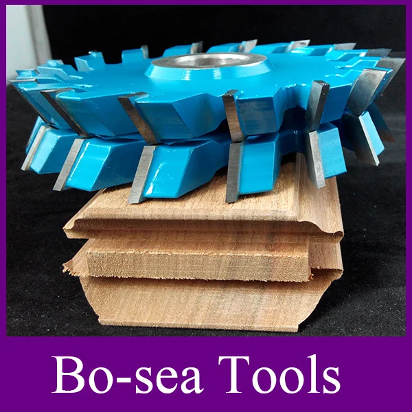 High Quality Making Tenon Cutter head for Spindle Machine , 2pieces/set 16flutes bo-sea
