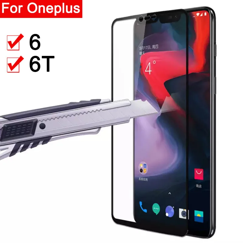 Защитное стекло One Plus 6 t для Oneplus закаленное защита экрана оригинал Oneplus6 T T6